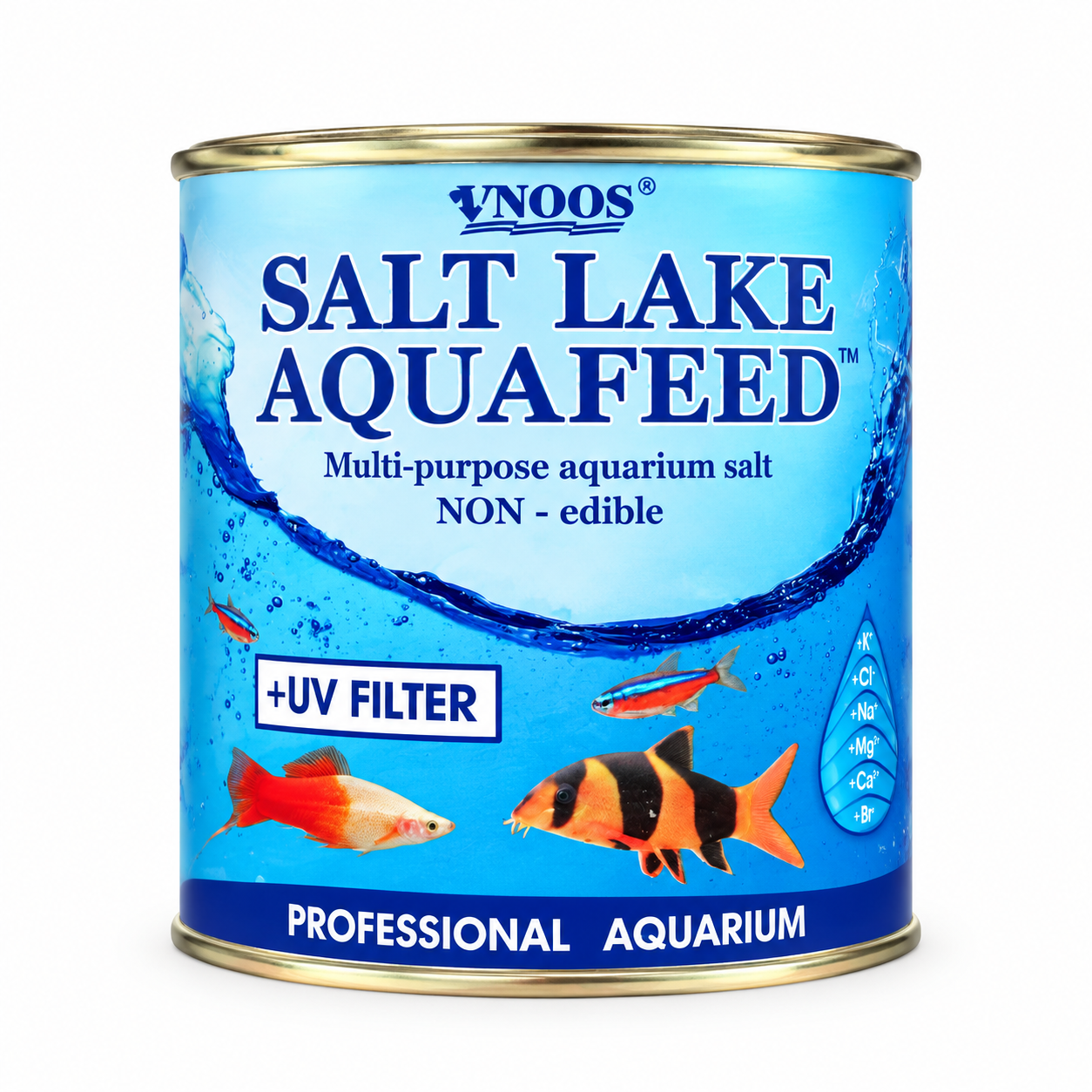 نمک آکواریوم آبنوس مدل Salt Lake Aquafeed با فیلتر UV